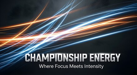 Championship Energy Abstract Light Motion Sports Background