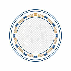 Naklejka premium Graduation Emblem Template