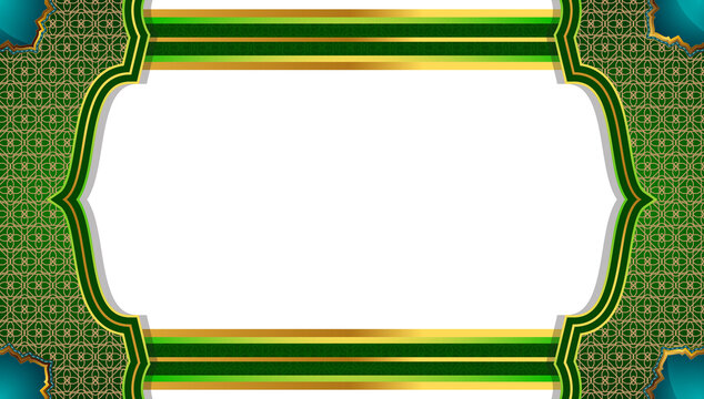 Islamic festival twibbon arabesque ramadan kareem or gold shape frame png milad un nabi transparent background