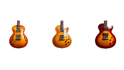 acoustic guitar isolated on white