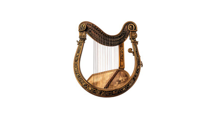 classical guitar isolated on white