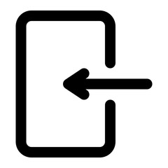 log in icon for illustration