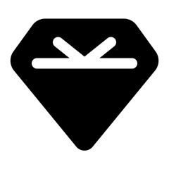 diamond icon for illustration