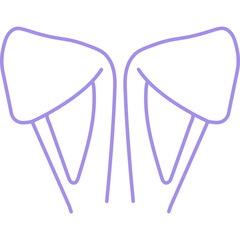 Easter Bunny Ears Illustration