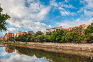 Fototapeta premium Gerona is a municipality and city, capital of the province of the same name and the Gironés region, in the autonomous community of Catalonia.