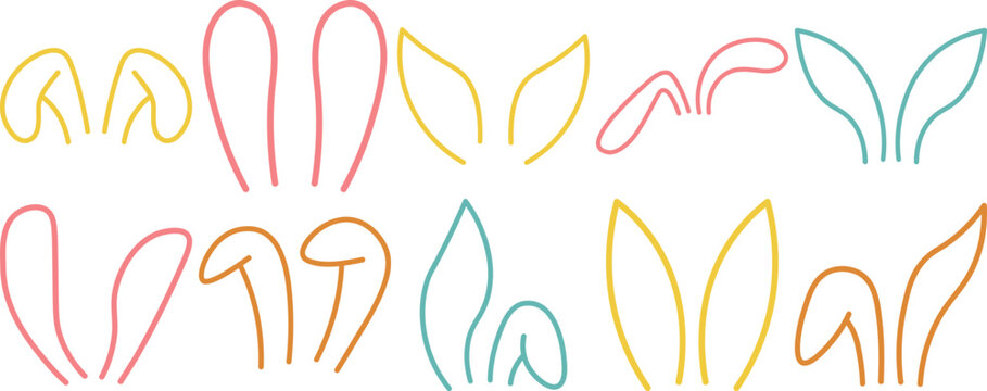 Easter Bunny Ears Illustration