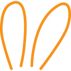 Easter Bunny Ears Illustration