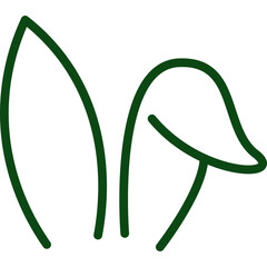 Easter Bunny Ears Illustration