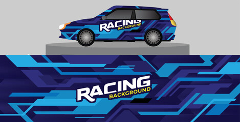 abstract car decal wrap design,  modern car wrap, car livery design, racing wrap design