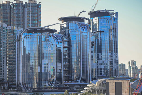 Oct 1 2025 West Kowloon International Gateway Centre Under Construction
