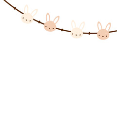 Easter Day Flat Illustration