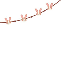 Easter Day Flat Illustration