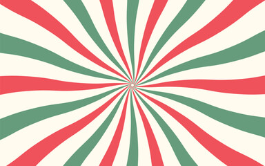 Festive Radial Burst Pattern in Colorful Stripes Background
