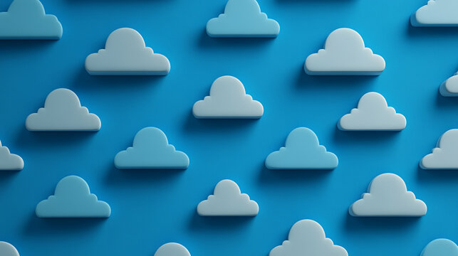Cloud pattern blue background abstract seamless technology data internet authentic cloud pattern blue background abstract seamless technology data internet concept create modern connection feeling