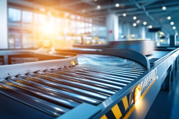 Airport Baggage Sorting System Operating at Peak Capacity
