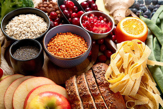 Selection of fiber-rich sources.