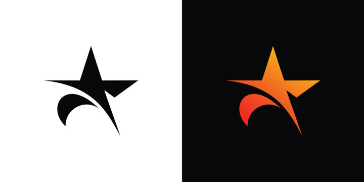 Abstract and unique Star logo design