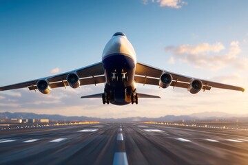 Cargo Aircraft Takeoff with Maximum Load and Lifting Angle