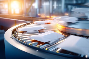 Fast Automated Postal Sorting Drum in Action