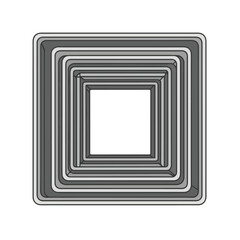 A gray square with multiple smaller squares inside © Warni