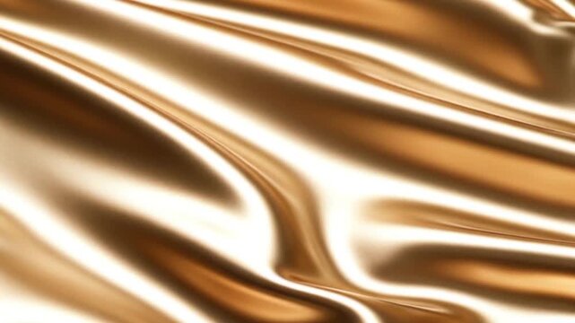 Dynamic flowing molten gold texture with luxurious shimmering reflections