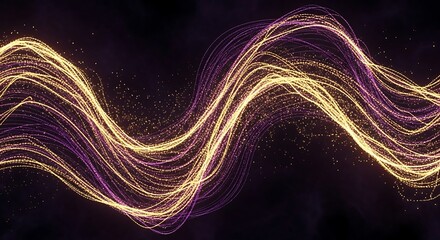 Abstract Light Trails - A Dynamic Display of Energy and Motion.