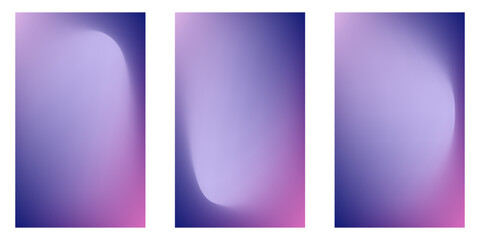 Fototapeta premium Blue Purple White Gradient Blurred with Grainy Noise Texture Background, for art product design, social media, trendy,vintage,brochure,banner