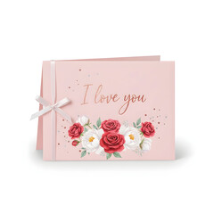 Valentine's day lettering card collection. Cute love sale flyer template, poster, label, ad, copy space, cover, banner design set. Modern typography art background. Trendy style. Vector illustration.