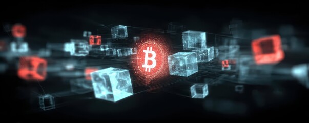 Fototapeta premium blockchain supports crypto systems by maintaining a ledger where each transaction advances decentralization and token trust via consensus