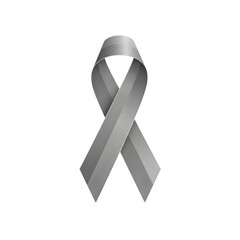 &ldquo;Gray Awareness Ribbon &ndash; Looping Symbol Stock Image&rdquo;
