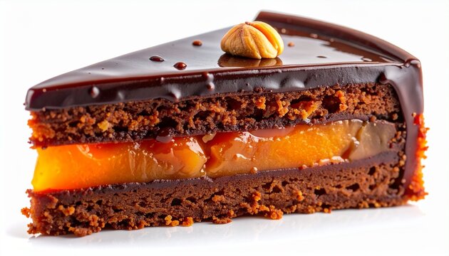 Sacher torte slice