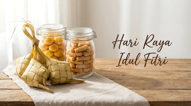 Selamat Hari Raya Aidilfitri & Ramadan Eid Celebration with Ketupat