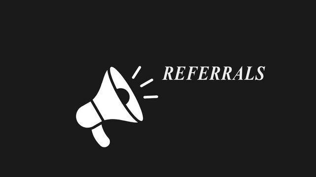 Referral Program Megaphone Referrals Promotion Announcement marketing