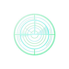 Green target reticle
