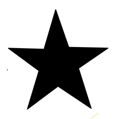 Fototapeta premium 3d silver star. Star icon