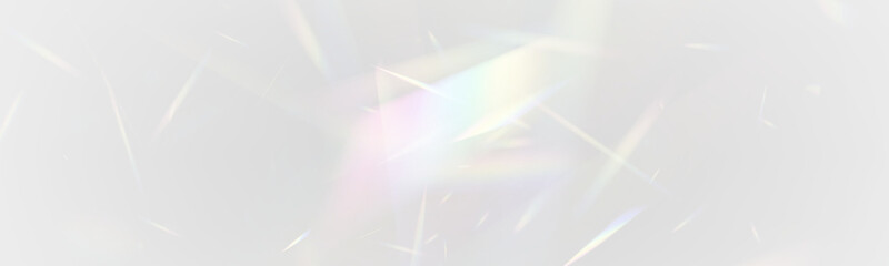 Diamond glass prism reflects neon rainbow crystal light over glitter. PNG lens highlights sparkle,...