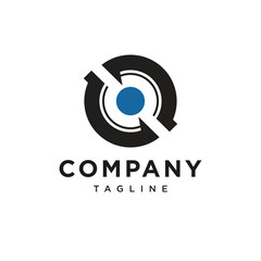 Rotate Bar Simple Logo Vector General