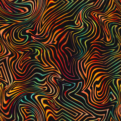 Molten Lava Texture Seamless pattern