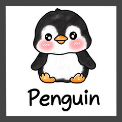 FLASHCARDS,animal, cartoon, cute, illustration, art