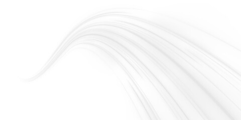 Obraz premium White neon lines weave into a complex pattern, symbolizing digital networks. The glowing trails convey speed and precision. Great for futuristic web design. PNG 