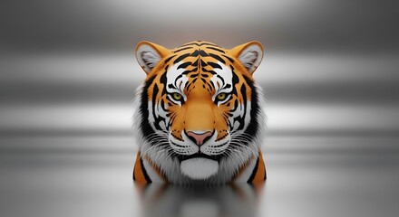 Tiger Staring Directly at the Camera.