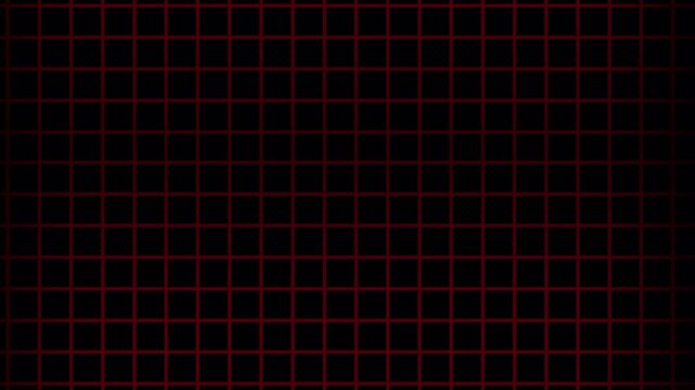 Dark grid background animation in flat 2D vector style for abstract data visualization scenes.
