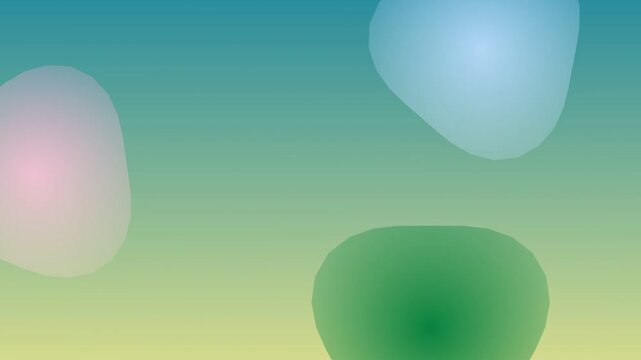 Abstract pastel gradient background with soft, fluid, amorphous blob shapes. Modern design element with gentle colors.