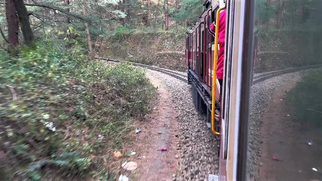 Travel on the narrow gauge toy train between Kalka and Shimla. The Kalka to Shimla toy train is a historic UNESCO World Heritage site since 2008.
