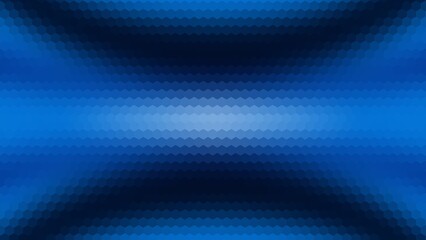 Obraz premium light blue and blue gradient hexagon surface design. gradient background for business, etc. horizontal background with hexagon pattern and center gradien