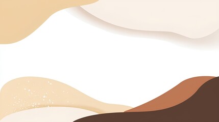 Abstract Earth Tones Background: A tranquil abstract composition in earthy tones evokes a sense of serenity.