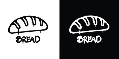 Graffiti Bread logo vector design