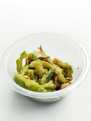 Authentic Indonesian Tumis Pare Savory Vegetable Side