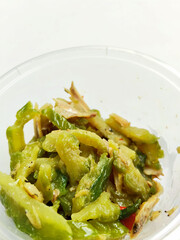 Traditional Asian Saut&eacute;ed Bitter Gourd with Chili