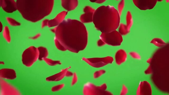 Red blood cells flowing through a vibrant green environment in a 3D animation from a close-up viewpoint like 168.mp4